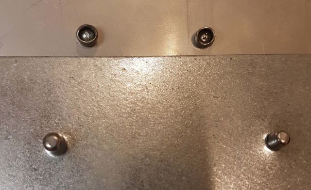 Closed sealed rivets stainless steel incorporating Duplex