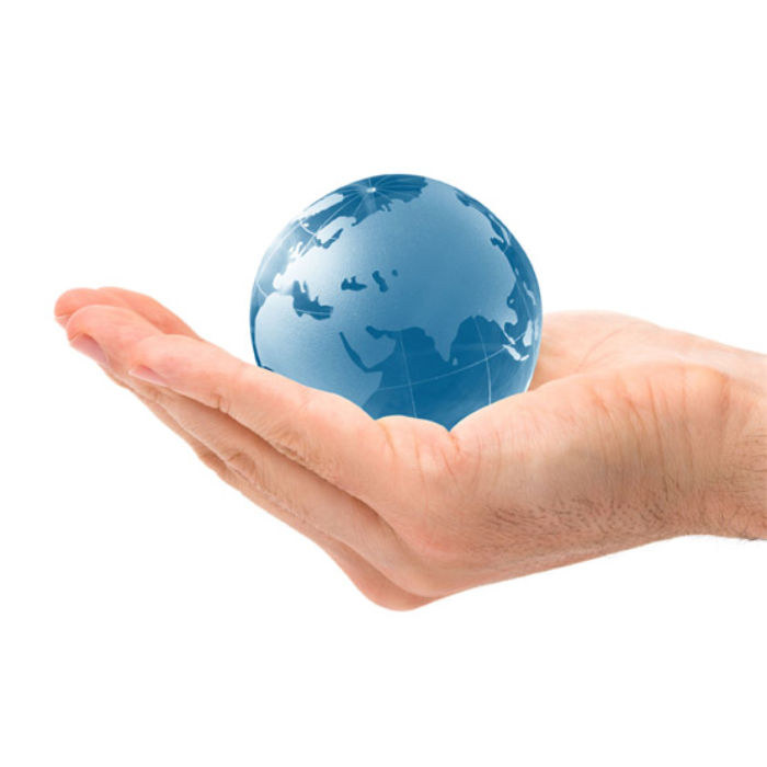 hand-globe