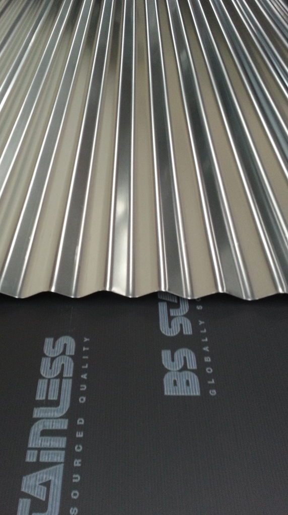 Aluminium Corrugated Sheet BS Stainless